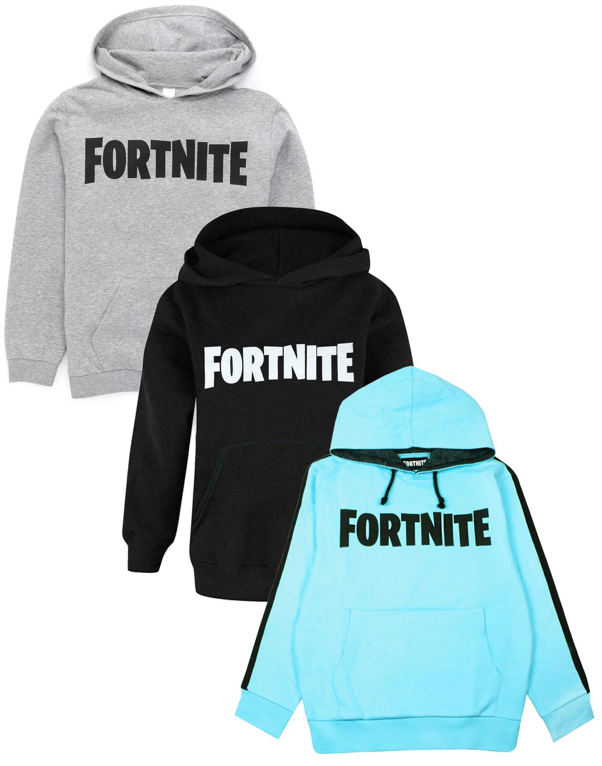Fortnite Hoodie | Boys Grey | Official Merch