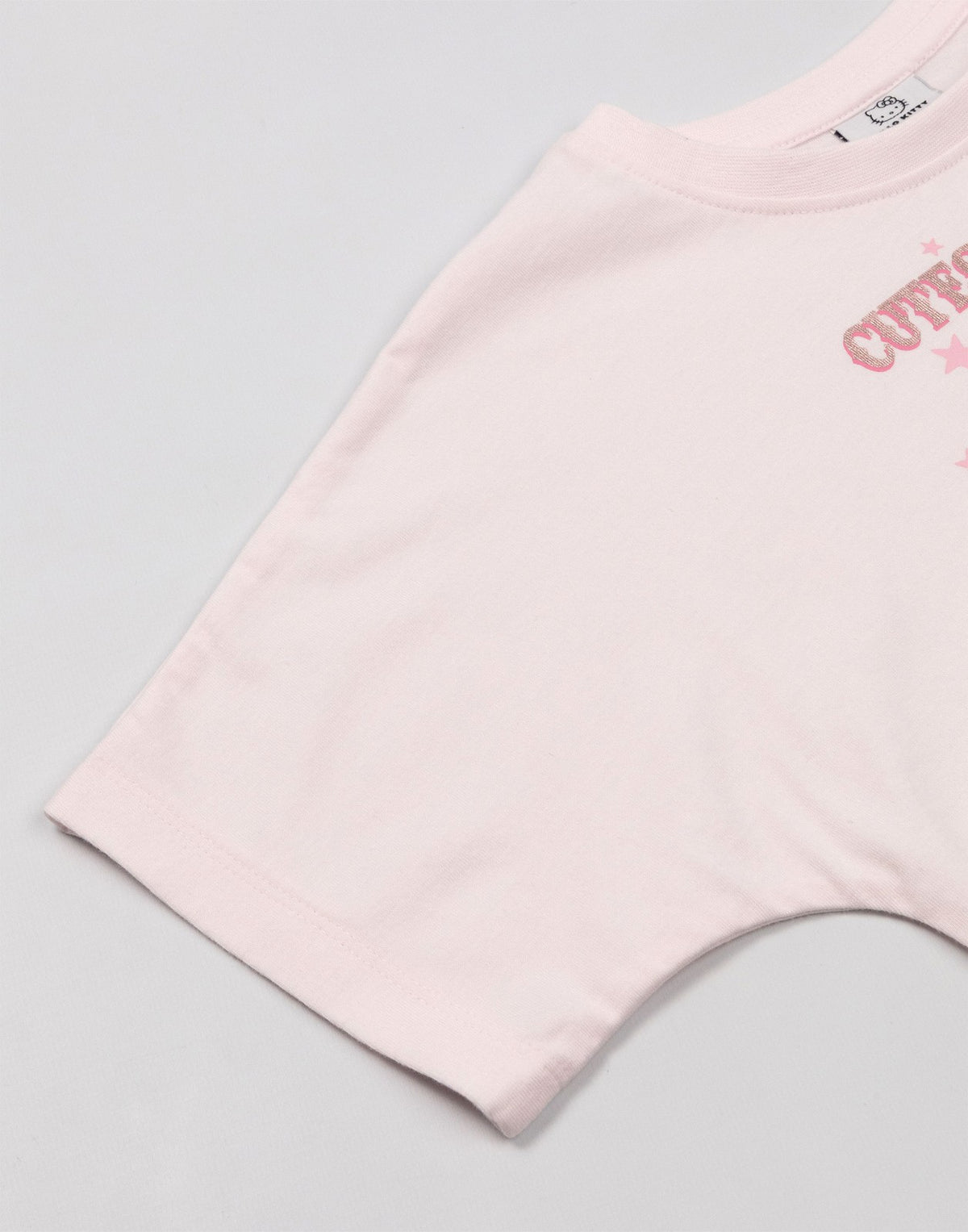 Hello Kitty Fringe Short Sleeved T-Shirt | Girls Pink | Official Merch