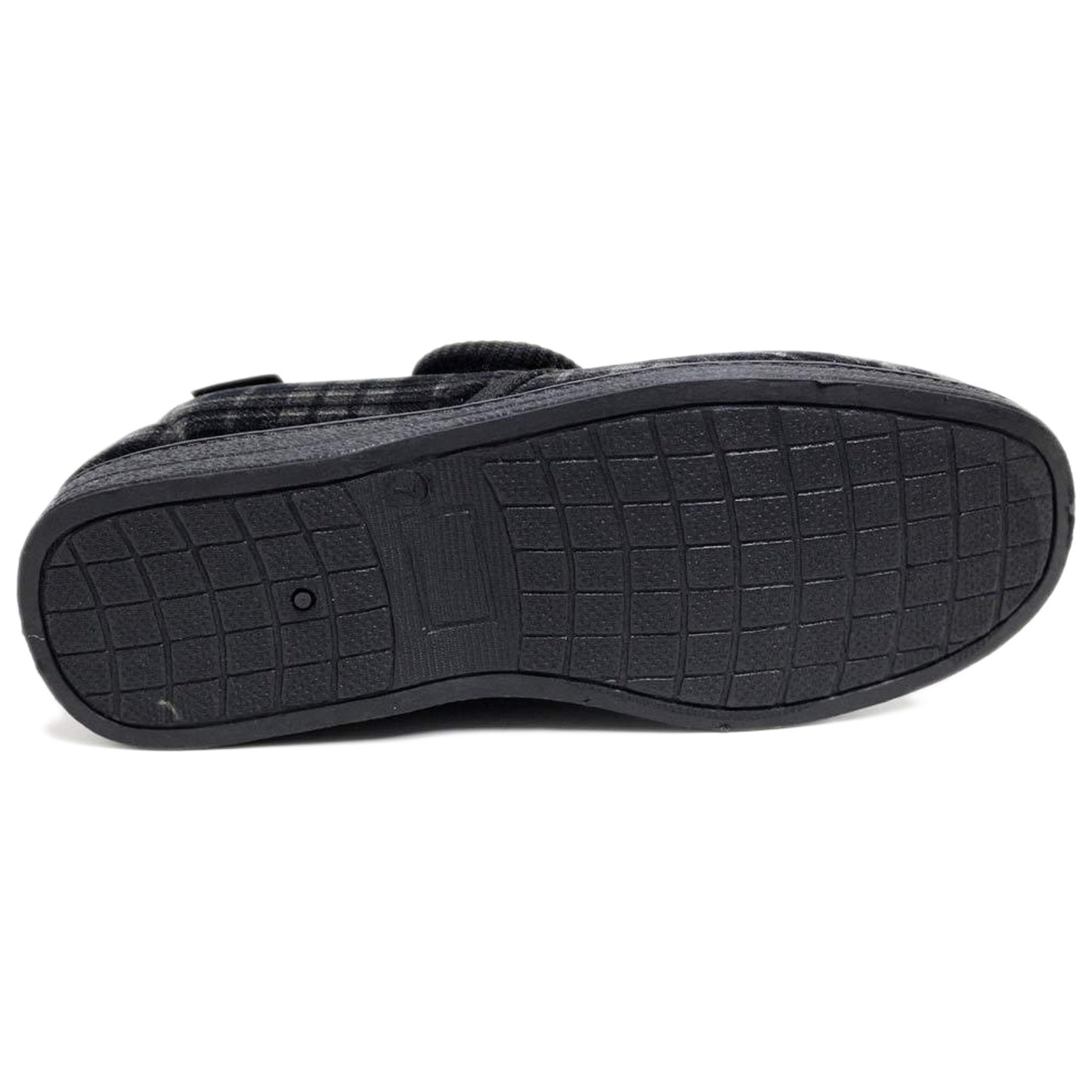 DR KELLER MENS SLIPPERS STRAP FLEECE UPPER WARM  CUSHIONED CASUAL SLIP ON SHOES