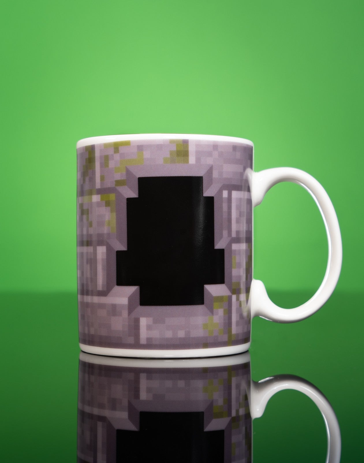 Minecraft Heat Changing Mug | Unisex Kids Grey Gaming | Official Merch