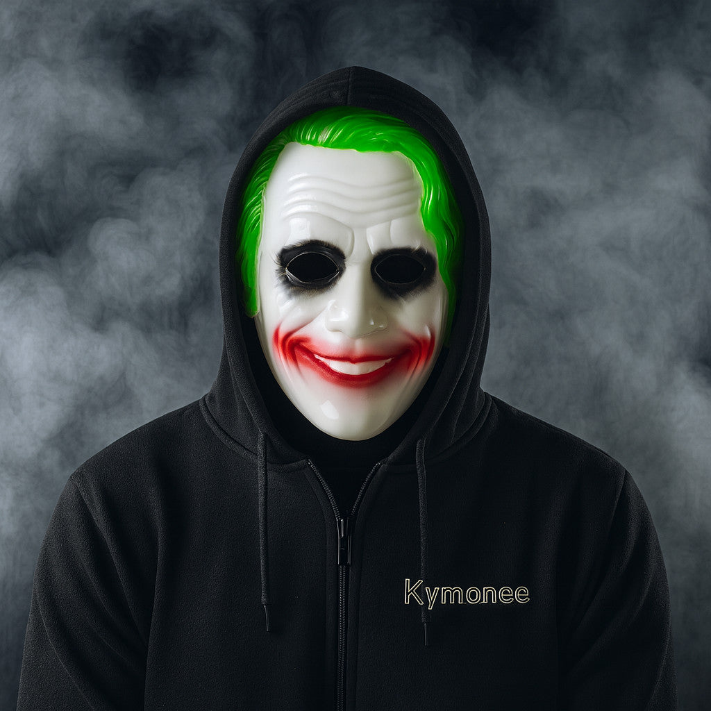 The Joker Mask Halloween Costume Adult Outfit Fancy Dress Scary Spooky Horror