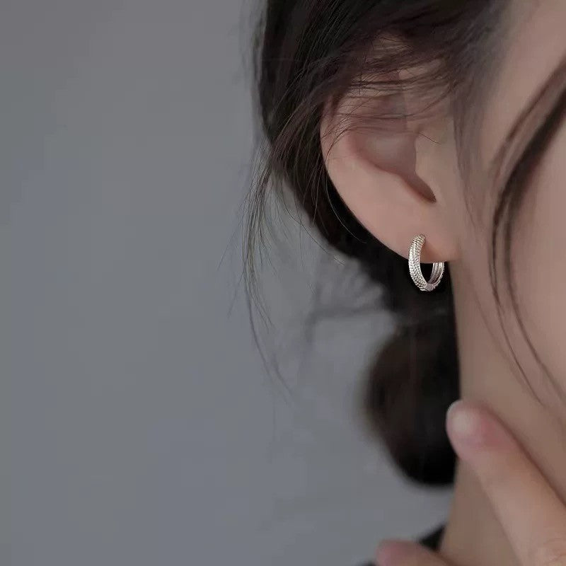 925 Sterling Silver Twist Fashion Hoop Earrings Jewellery Women Girls Gift UK