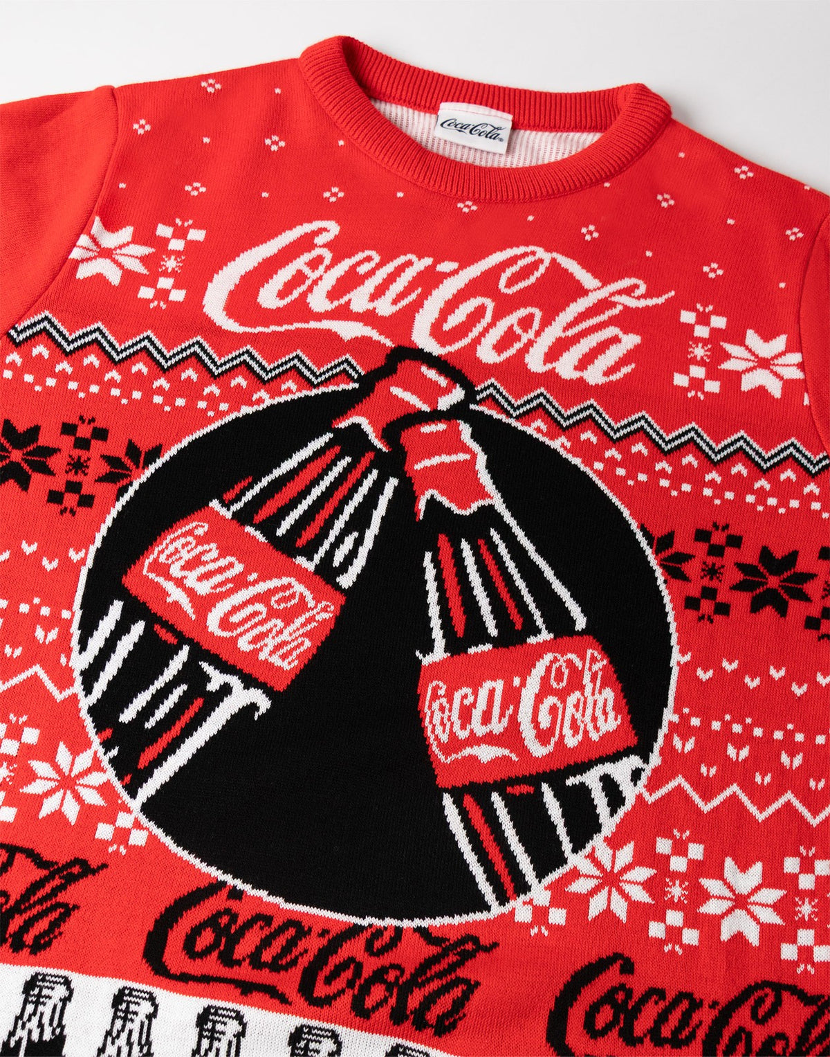 Coca Cola Christmas Jumper | Mens Red | Official Merch