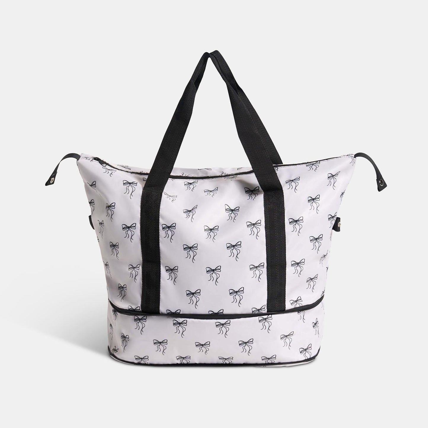 OHS Bows Weekend Travel Bag Expandable Shoe Compartment Cabin Gym Duffel