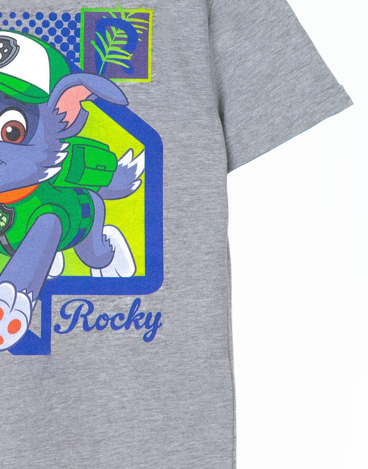 Paw Patrol Short Sleeved T-Shirt | Boys Grey Marl | Official Merch