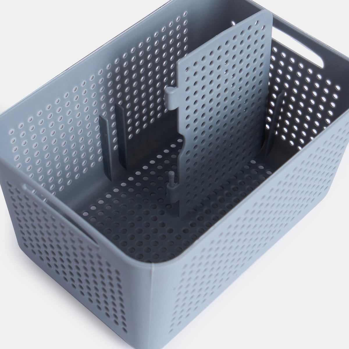 OHS Fridge Container with Lid BPA Free Plastic Food Storage Removable Basket