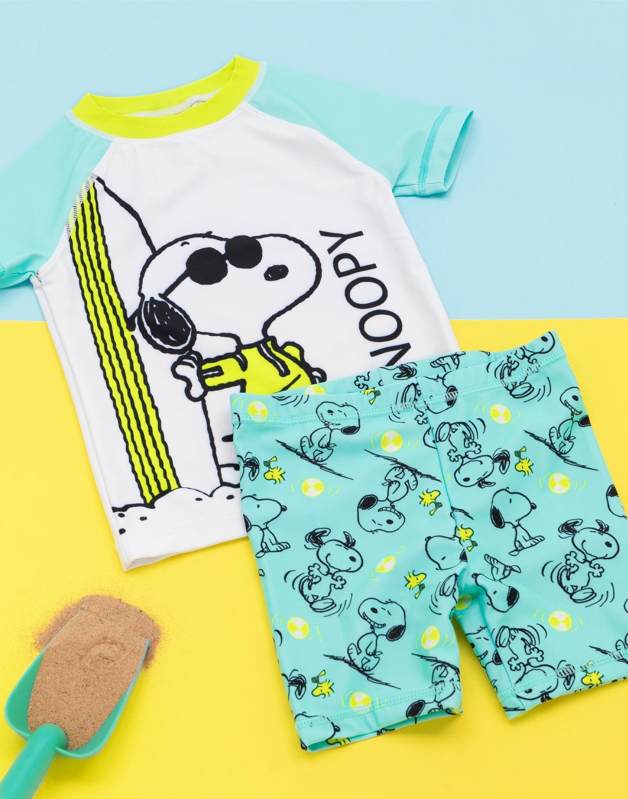 Peanuts 2 Piece Swim Set | Boys Blue | Official Merch