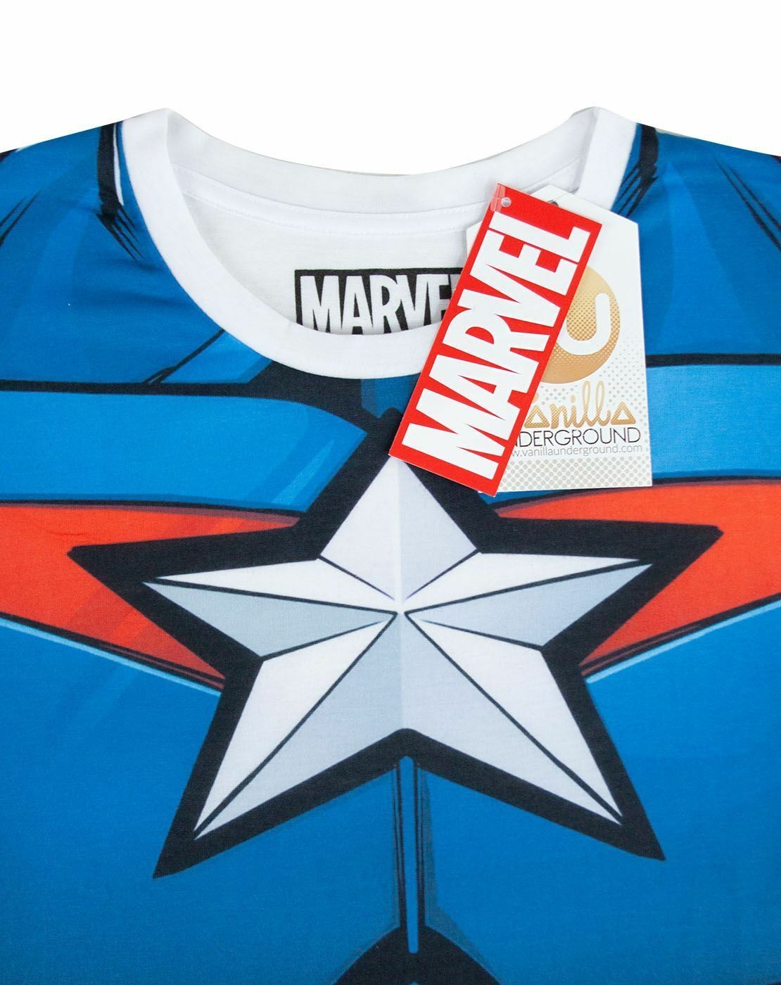 Marvel Short Sleeved T-Shirt | Mens Blue | Official Merch