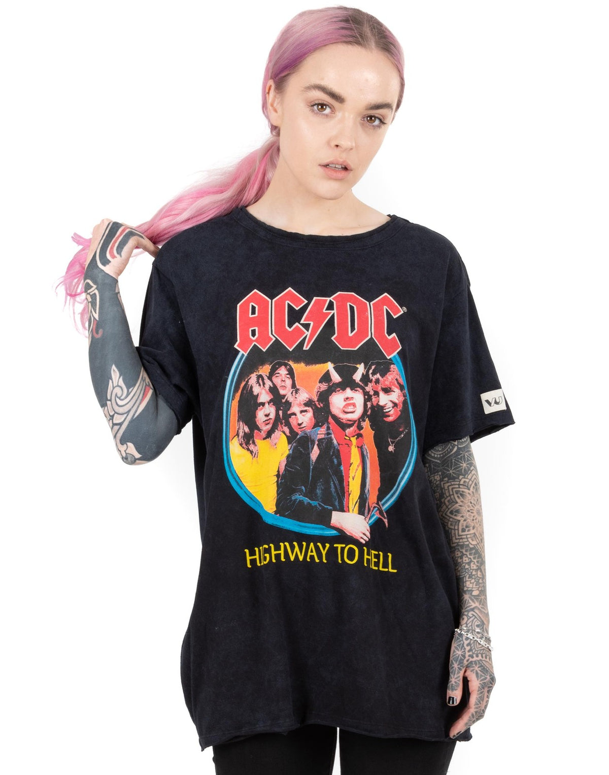 AC/DC Short Sleeved T-Shirt | Mens Black | Official Merch