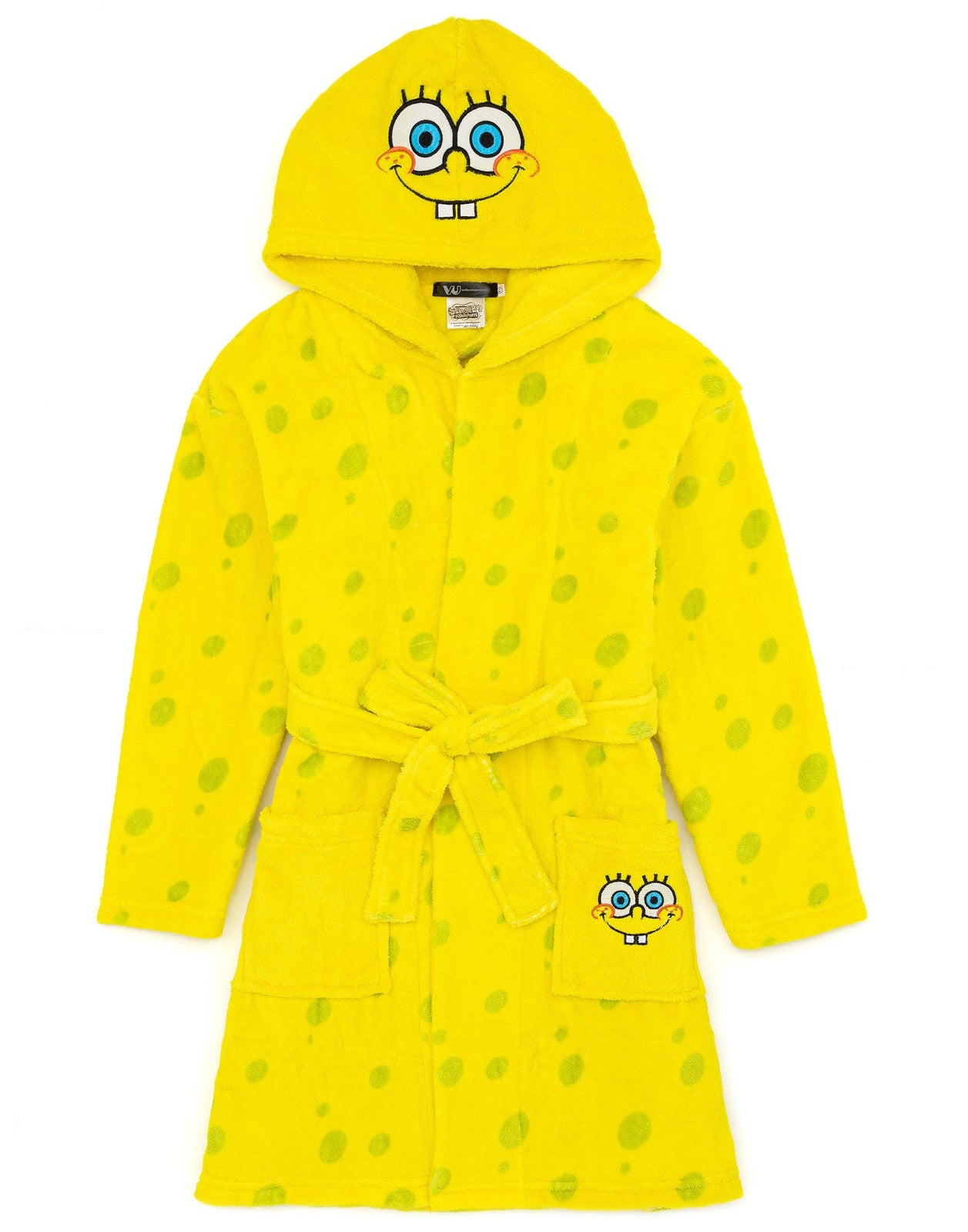 SpongeBob SquarePants Bathrobe | Unisex Kids Yellow | Official Merch