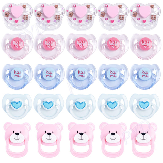 50PC Magnetic Dummy Pacifier for Reborn Baby Dolls Kit DIY Supply Accessories