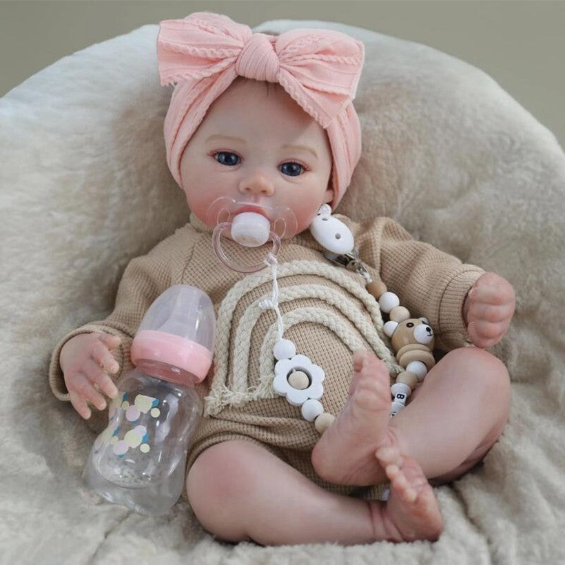 Reborn Baby Dolls Girl Vinyl Silicone Real Life Newborn Doll Realistic Baby Gift
