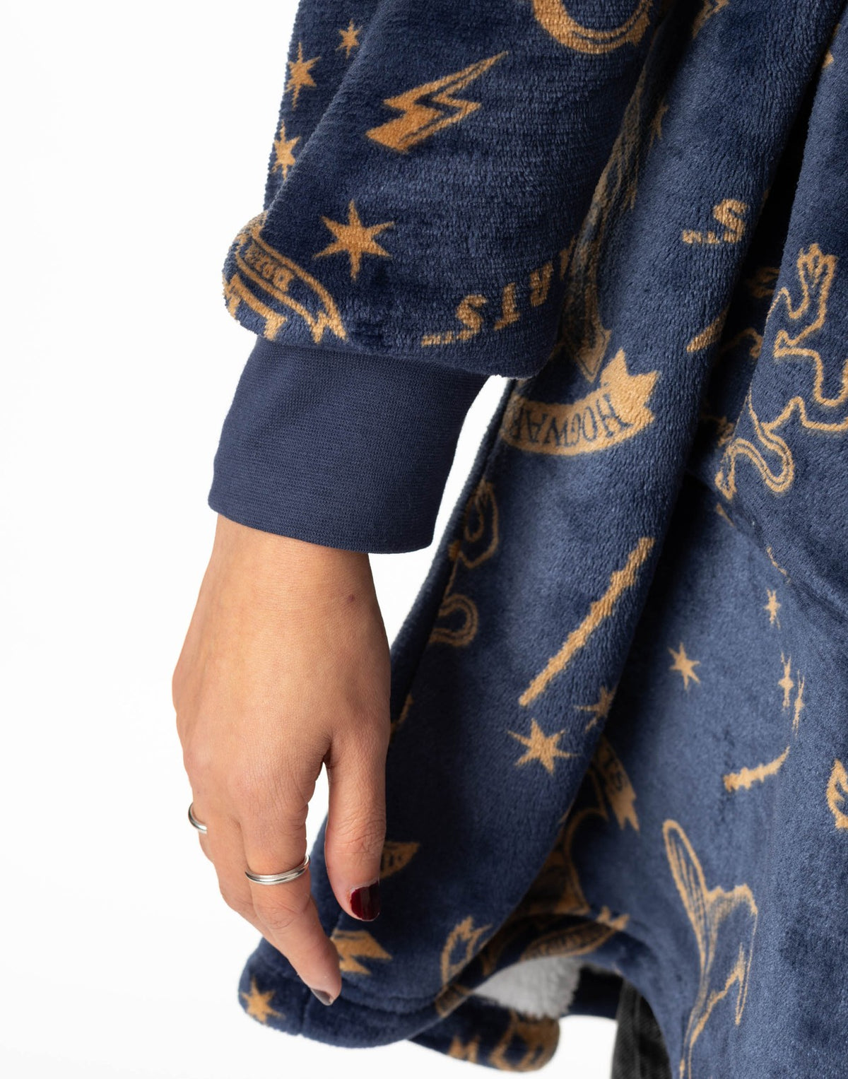 Harry Potter Blanket Hoodie | Womens Navy | Official Merch