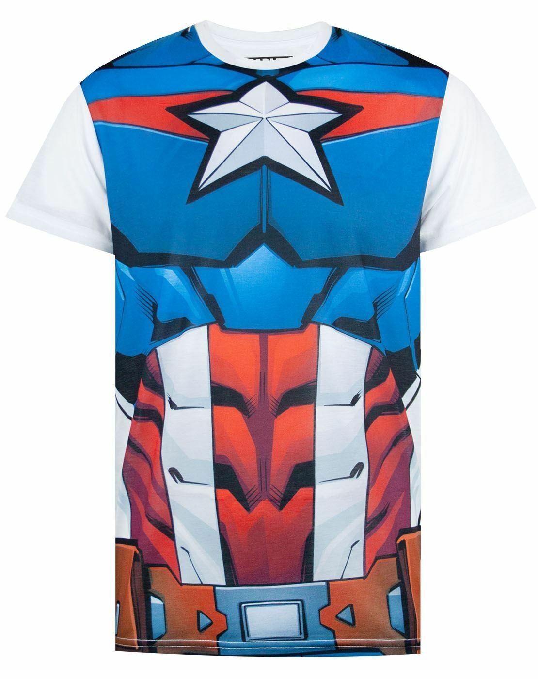 Marvel Short Sleeved T-Shirt | Mens Blue | Official Merch