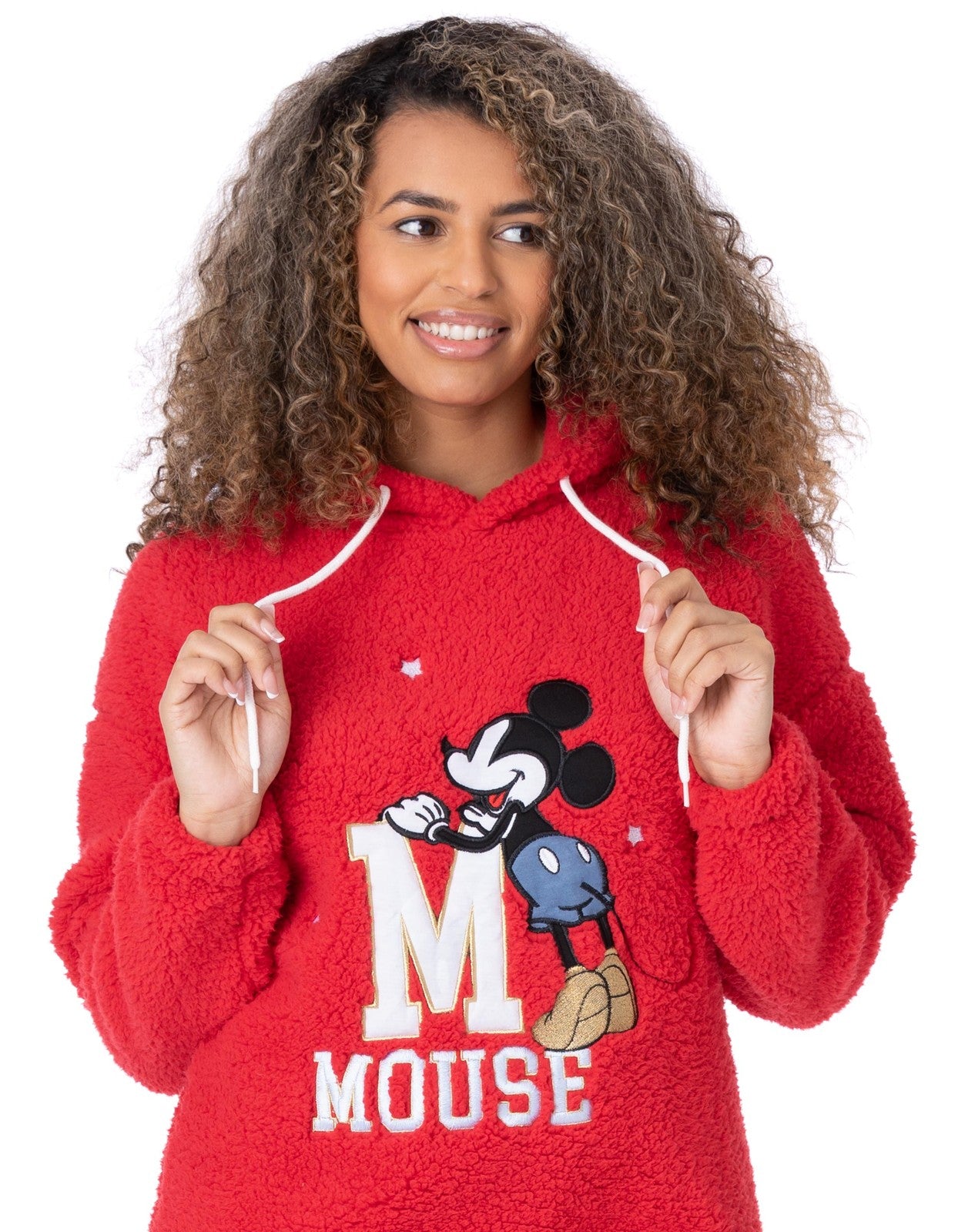 Disney Long Sleeve Long Leg Pyjama Set | Womens Red | Official Merch