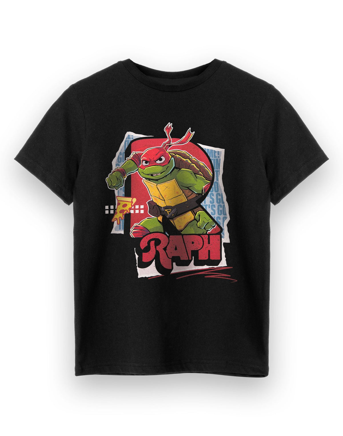 Teenage Mutant Ninja Turtles Short Sleeved T-Shirt | Boys Black | Official Merch