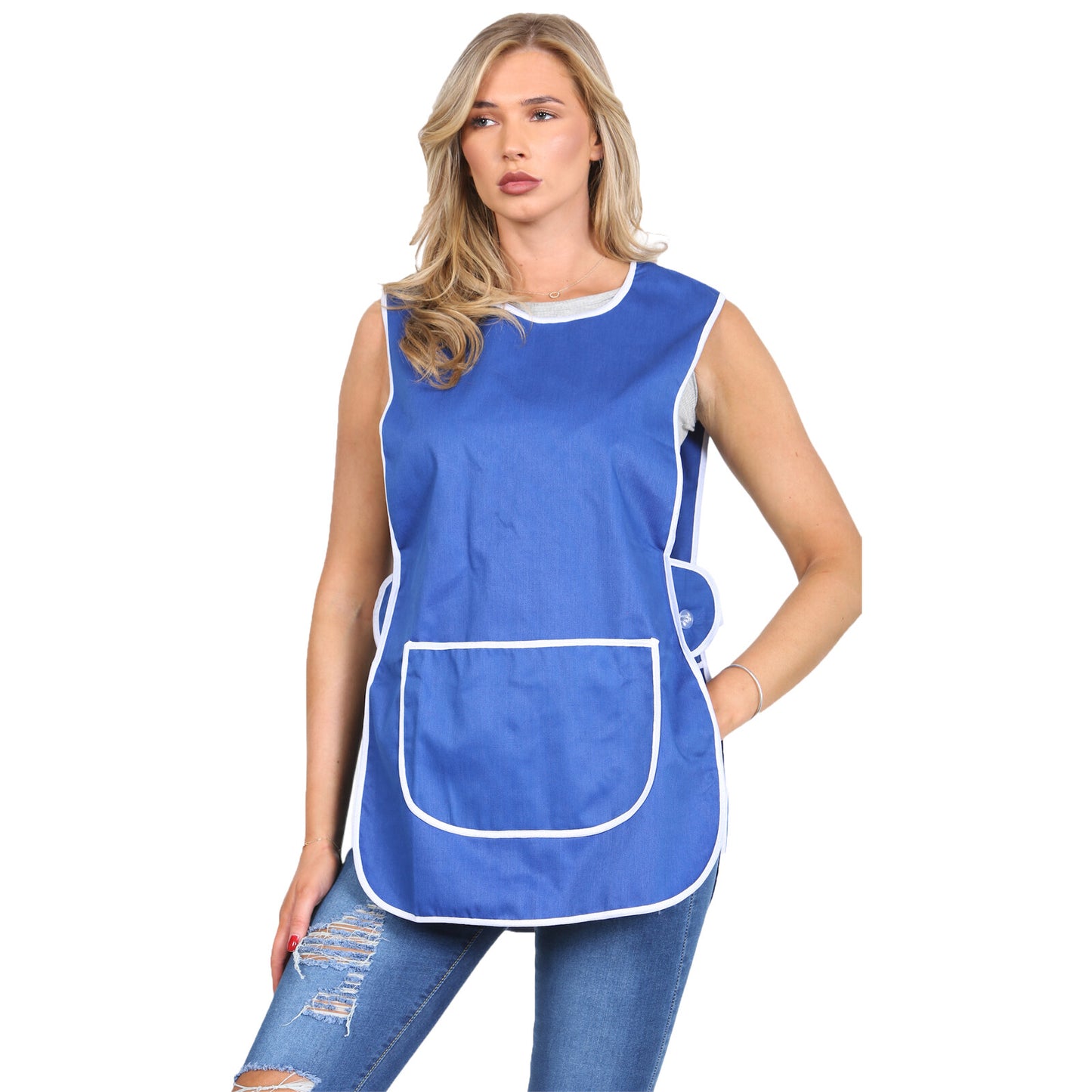 PREMIUM OVERALL TABARD CHEF KITCHEN CATERING CLEANING BAR TABBARD APRON POCKET