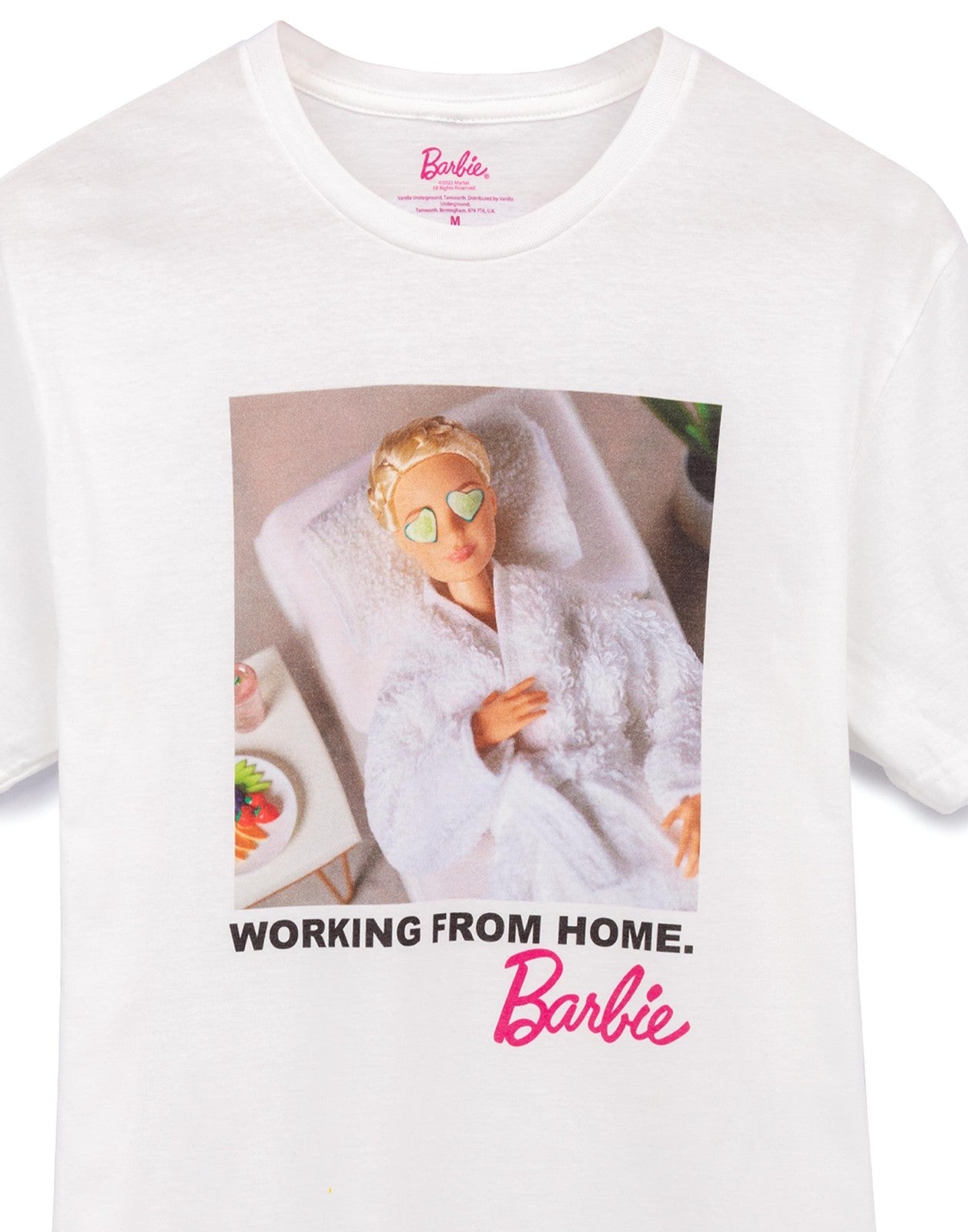 Barbie Short Sleeved T-Shirt | Womens White | Official Merch