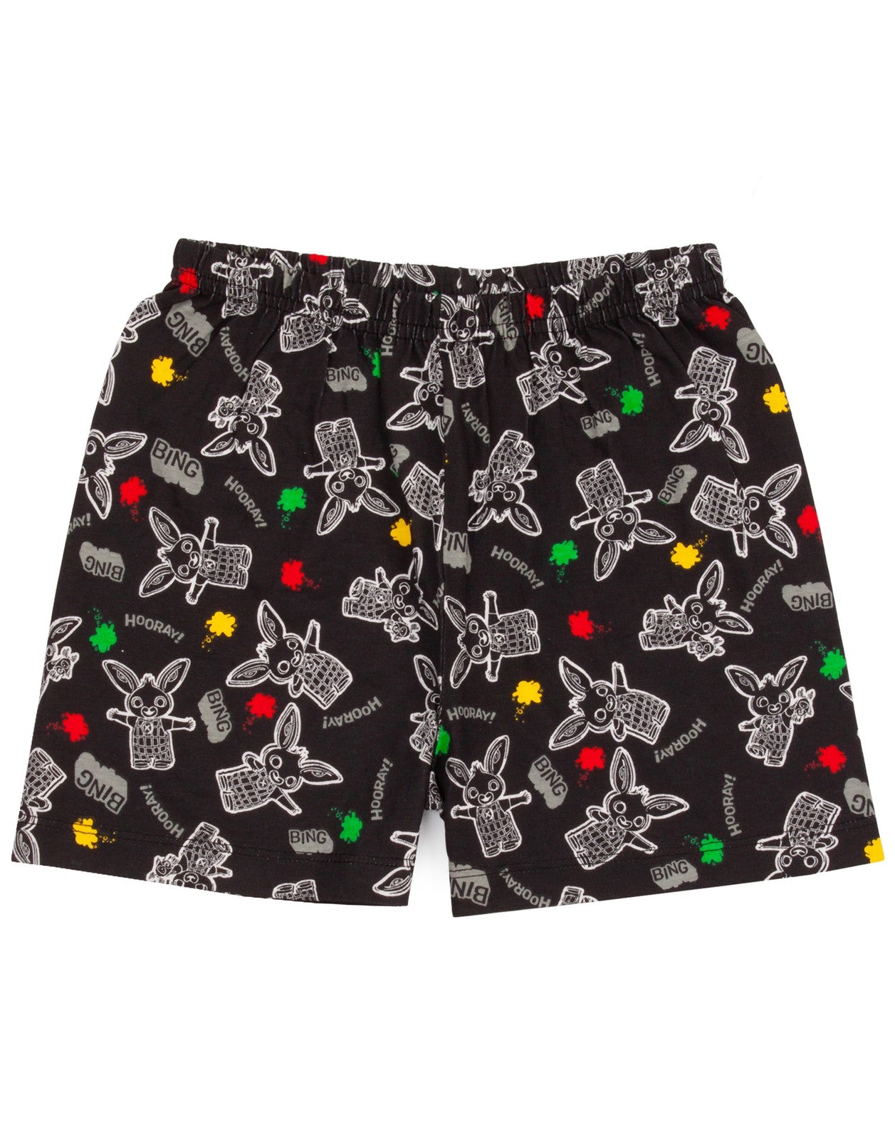 Bing Bunny Short Sleeve Short Leg Pyjama Set | Boys Grey | Official Merch