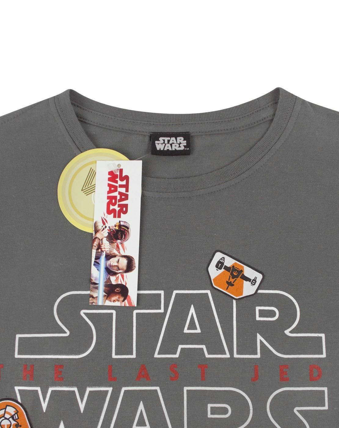 Star Wars Short Sleeved T-Shirt | Womens Grey | Official Merch