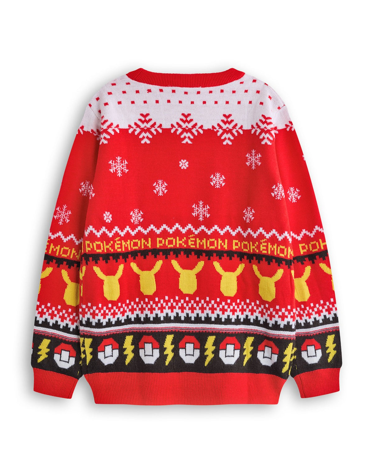 Pokemon Christmas Jumper | Boys Red | Official Merch