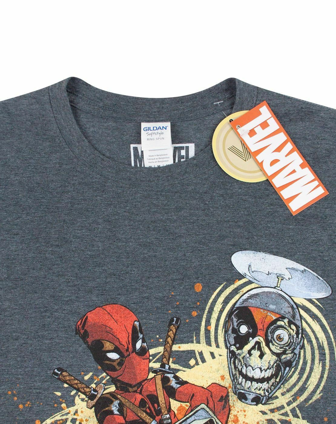 Marvel Short Sleeved T-Shirt | Mens Grey | Official Merch