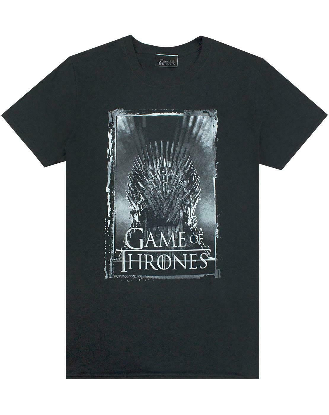Game of Thrones Short Sleeved T-Shirt | Mens Black | Official Merch