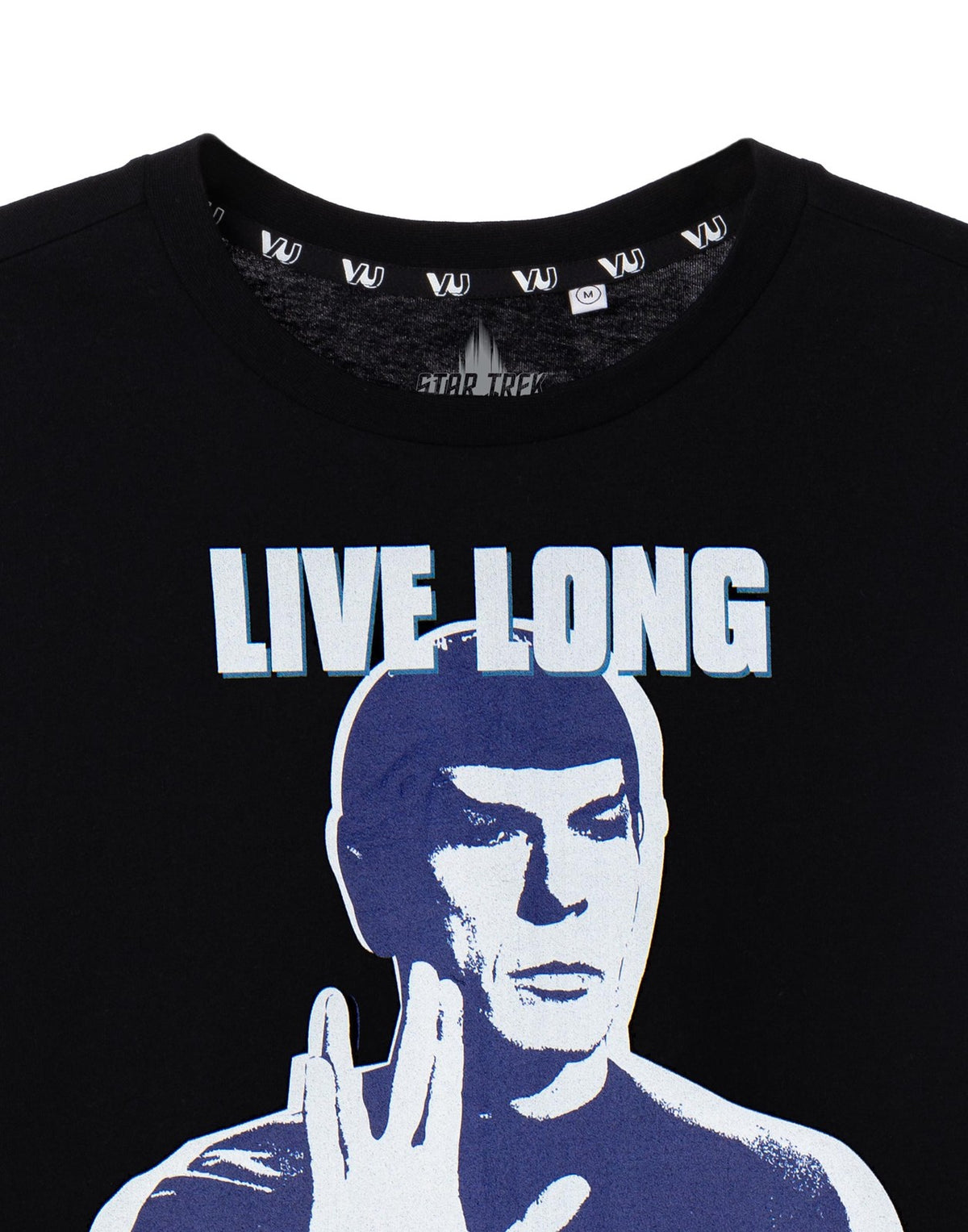 Star Trek Short Sleeved T-Shirt | Mens Black | Official Merch