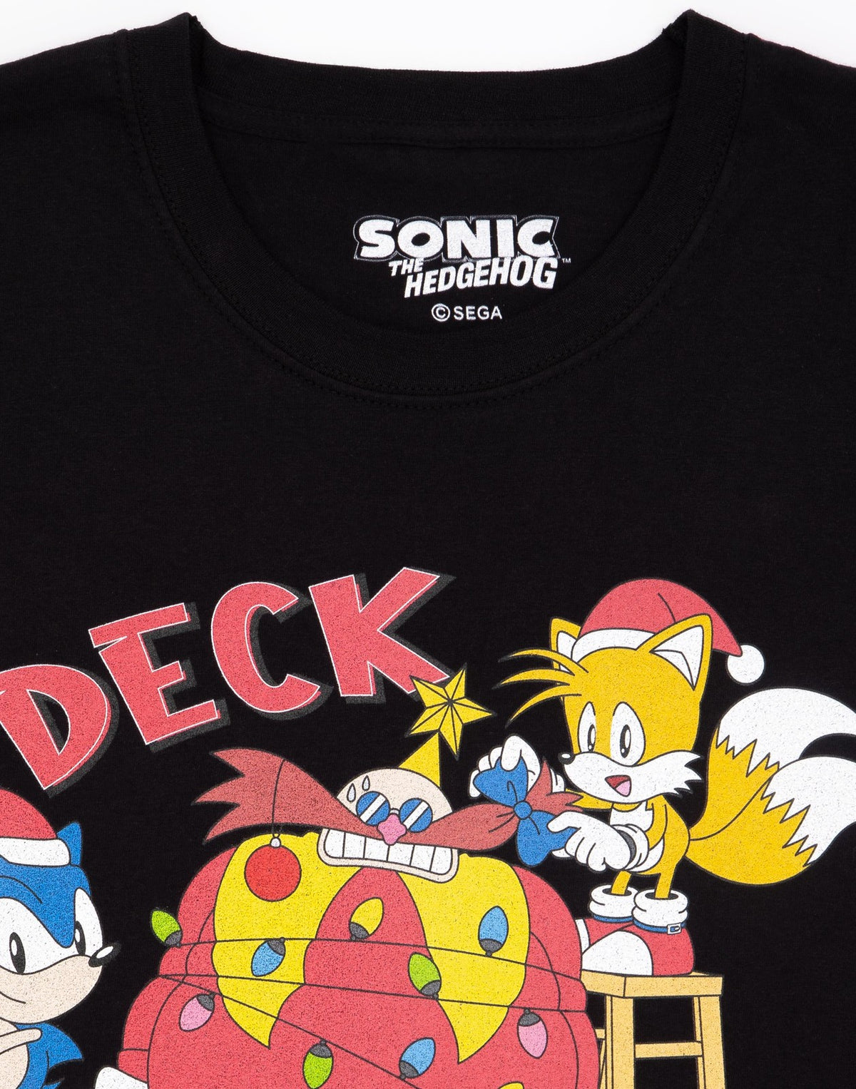Sonic the Hedgehog Short Sleeved T-Shirt | Mens Black | Official Merch