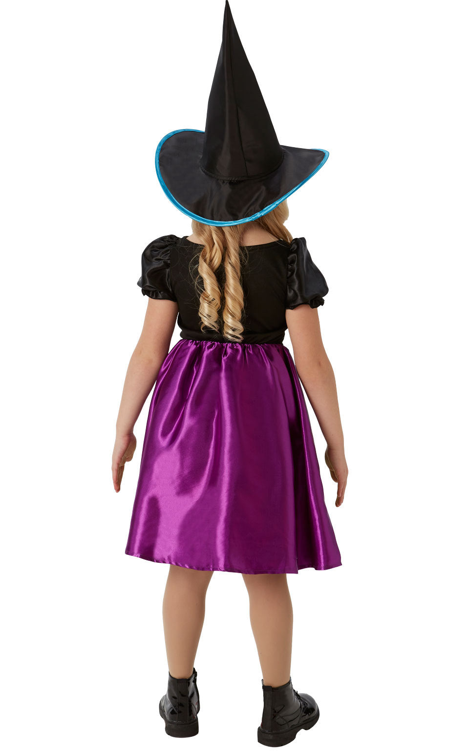 Girls OMBRE WITCH Princess Halloween Fancy Dress Costume Spooky Child Outfit