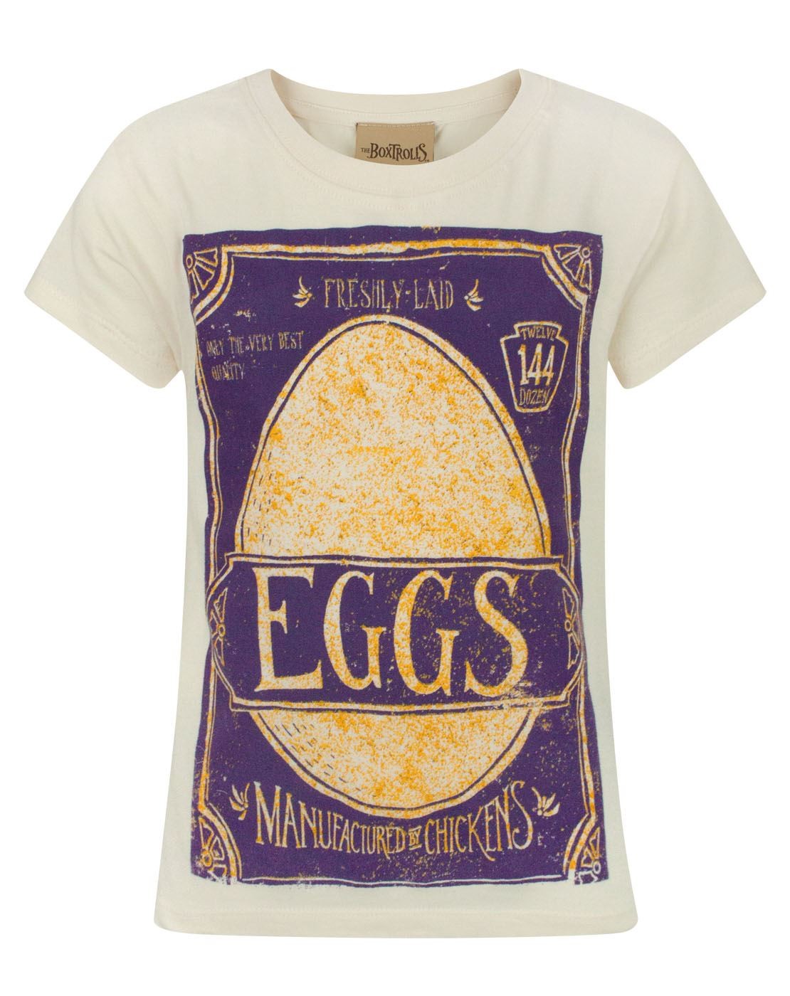 Boxtrolls Short Sleeved T-Shirt | Girls Yellow | Official Merch