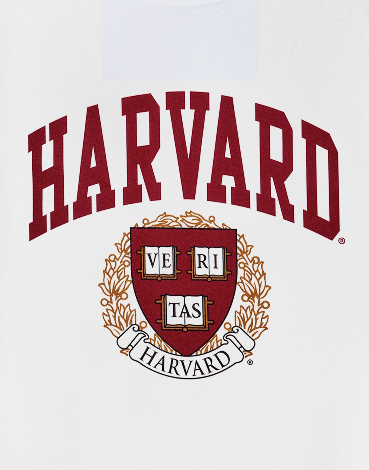 Harvard Short Sleeved T-Shirt | Unisex White | Official Merch