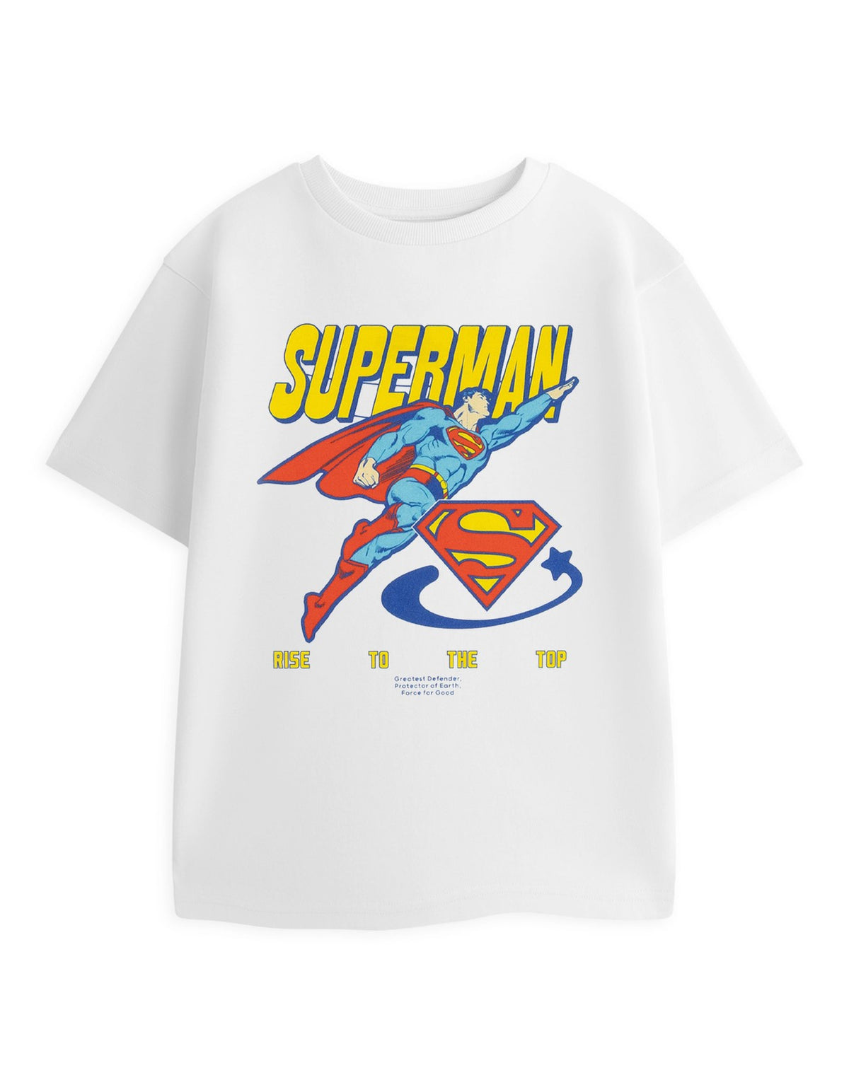 DC Comics Short Sleeved T-Shirt | Boys White | Official Merch