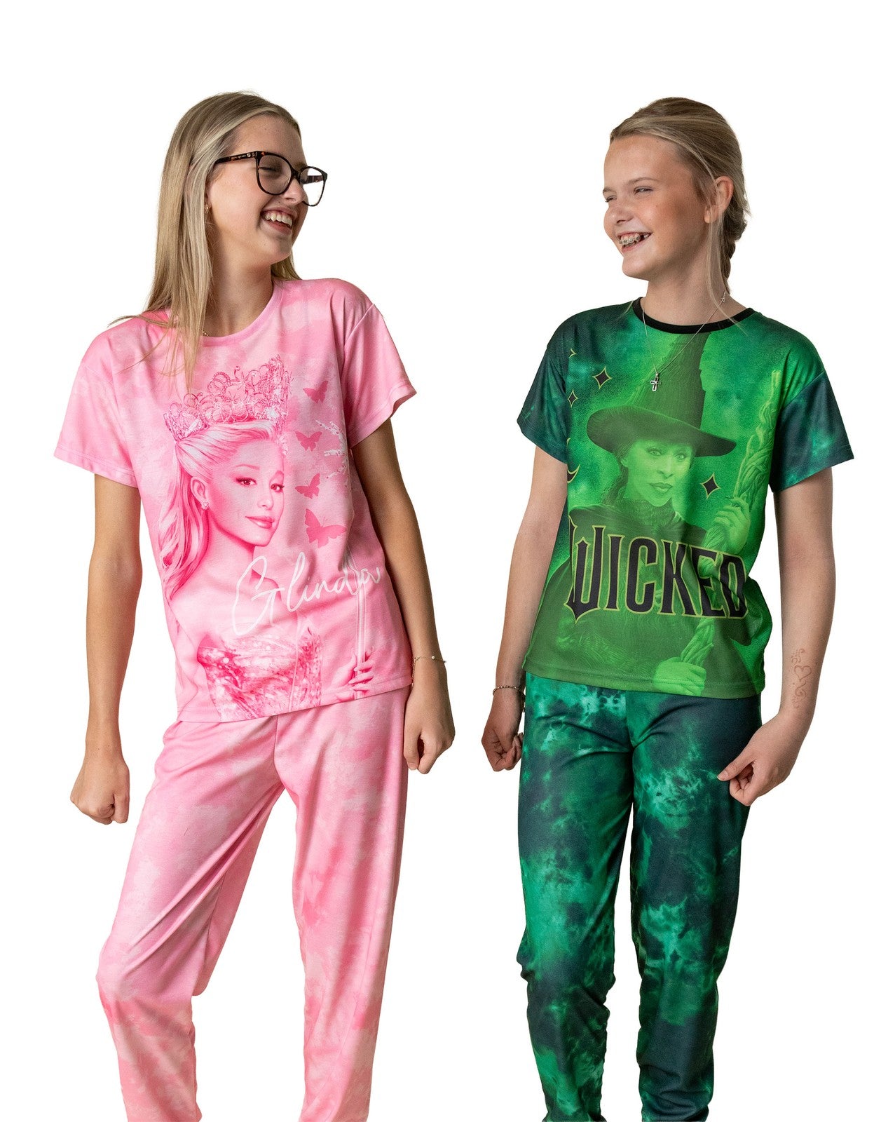 Wicked Multi-Pack of 2 Short Sleeve Long Leg Pyjama Set | Girls Multicoloured |