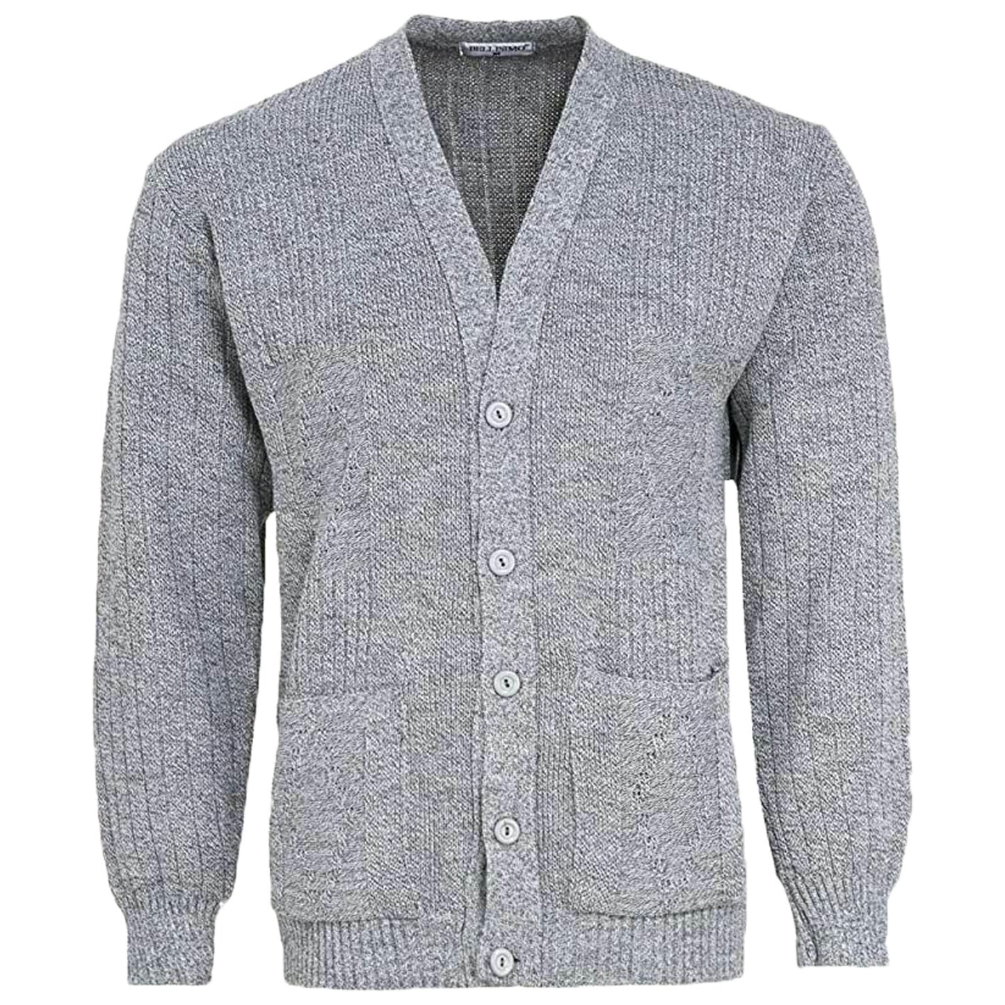MENS AZTEC PATTERN CARDIGAN ZIP POCKET THICK WINTER WARM SWEATER KNITTED JUMPER