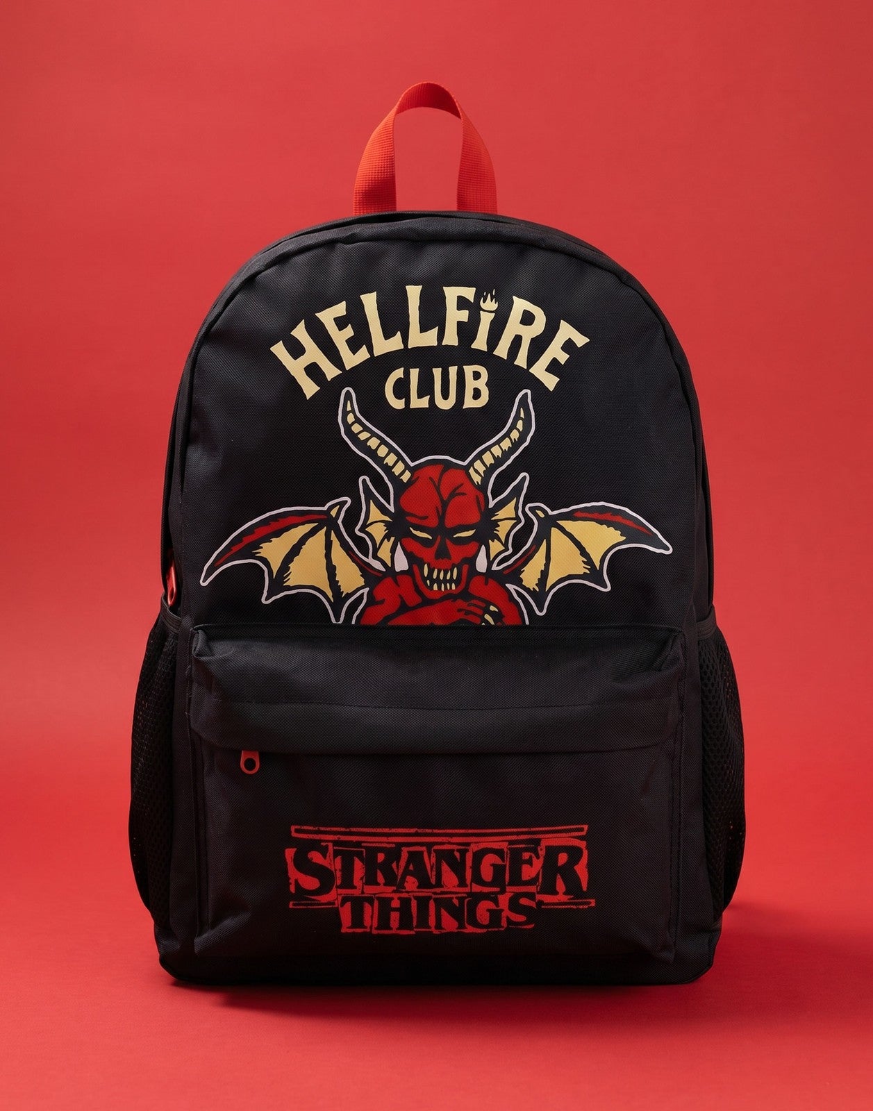 Stranger Things Backpack | Unisex Black | Official Merch