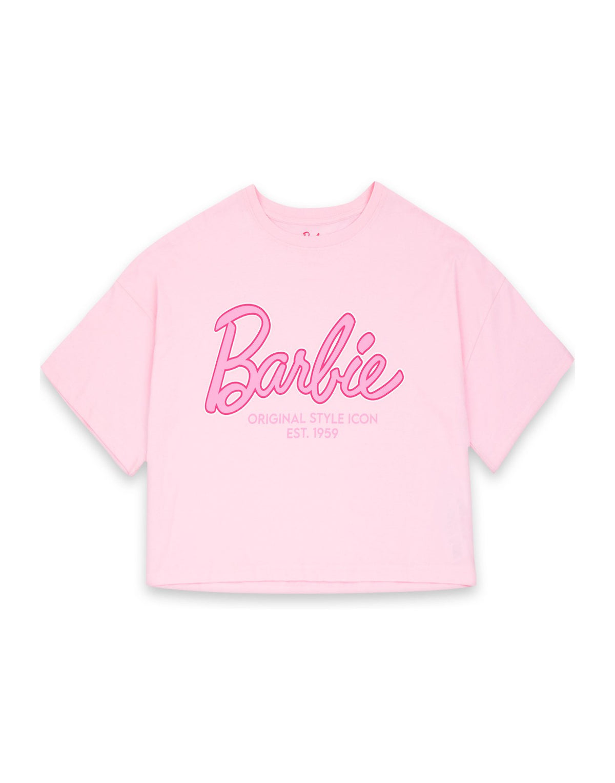 Barbie Short Sleeve Long Leg Pyjama Set | Womens Pink | Official Merch