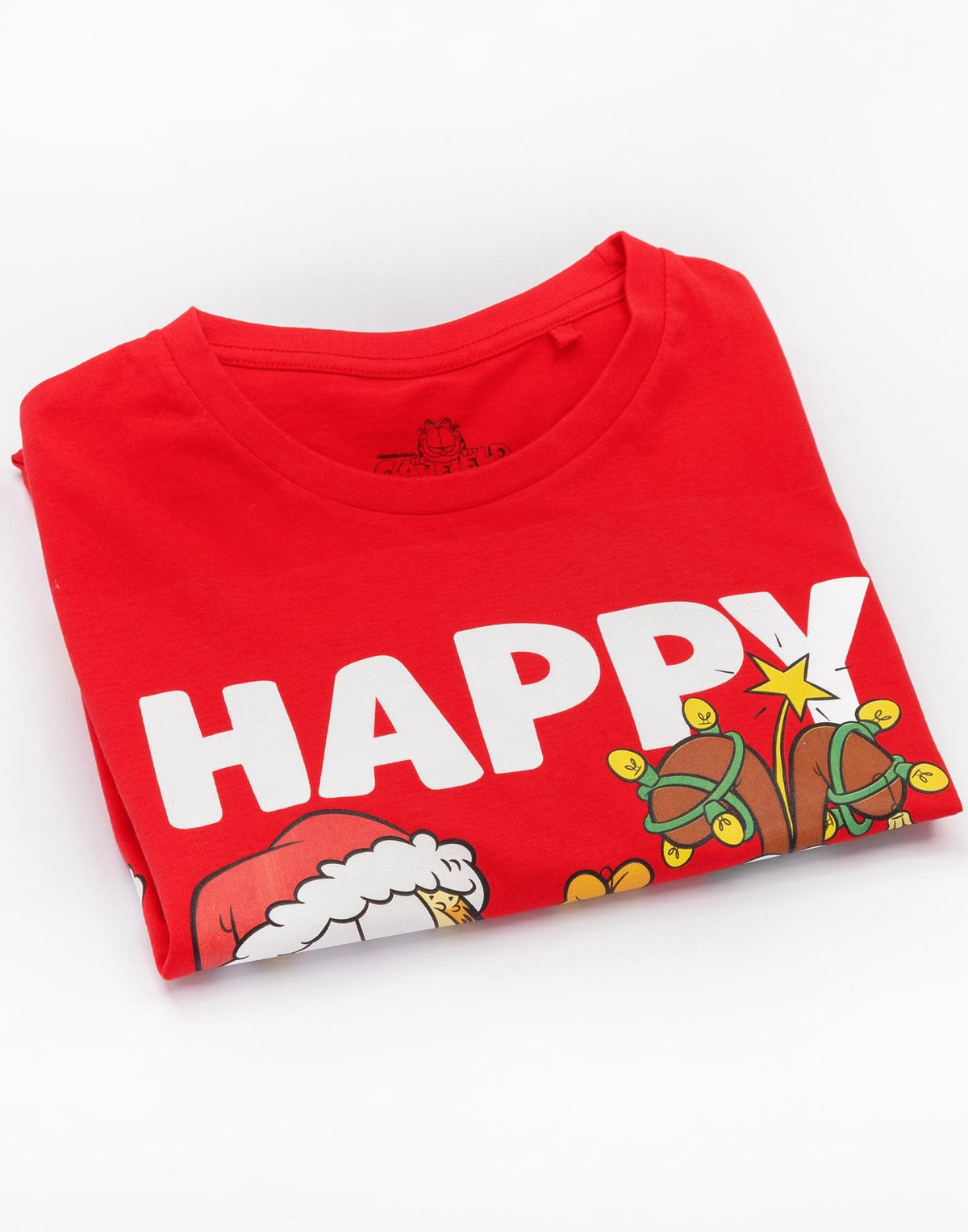 Garfield Short Sleeved T-Shirt | Mens Red | Official Merch