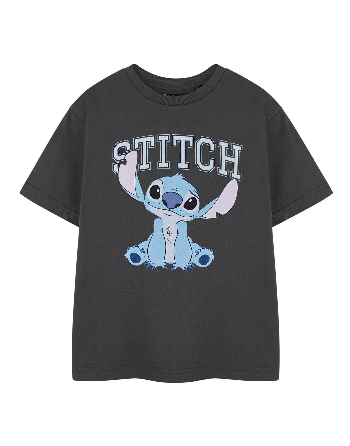 Disney Short Sleeved T-Shirt | Girls Charcoal | Official Merch