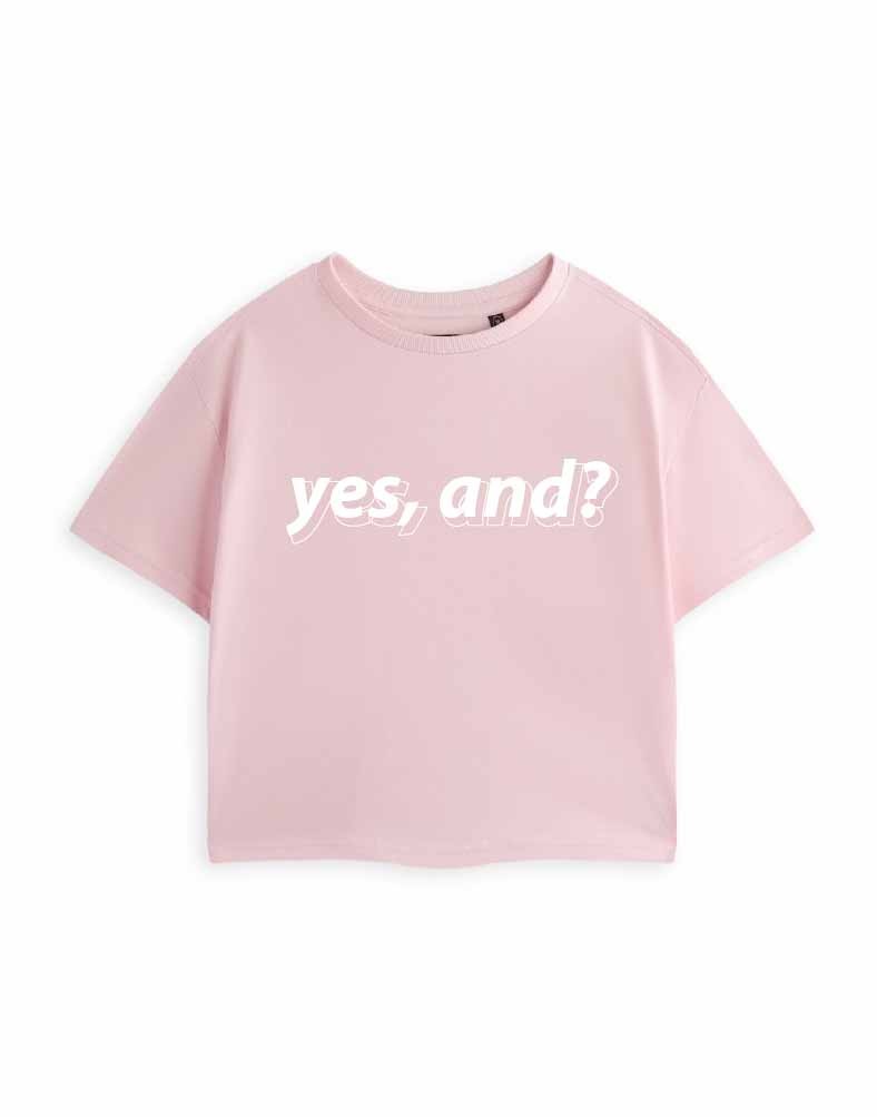 Show Me The Merch Cropped Short Sleeved T-Shirt | Womens Pink | Official Merch