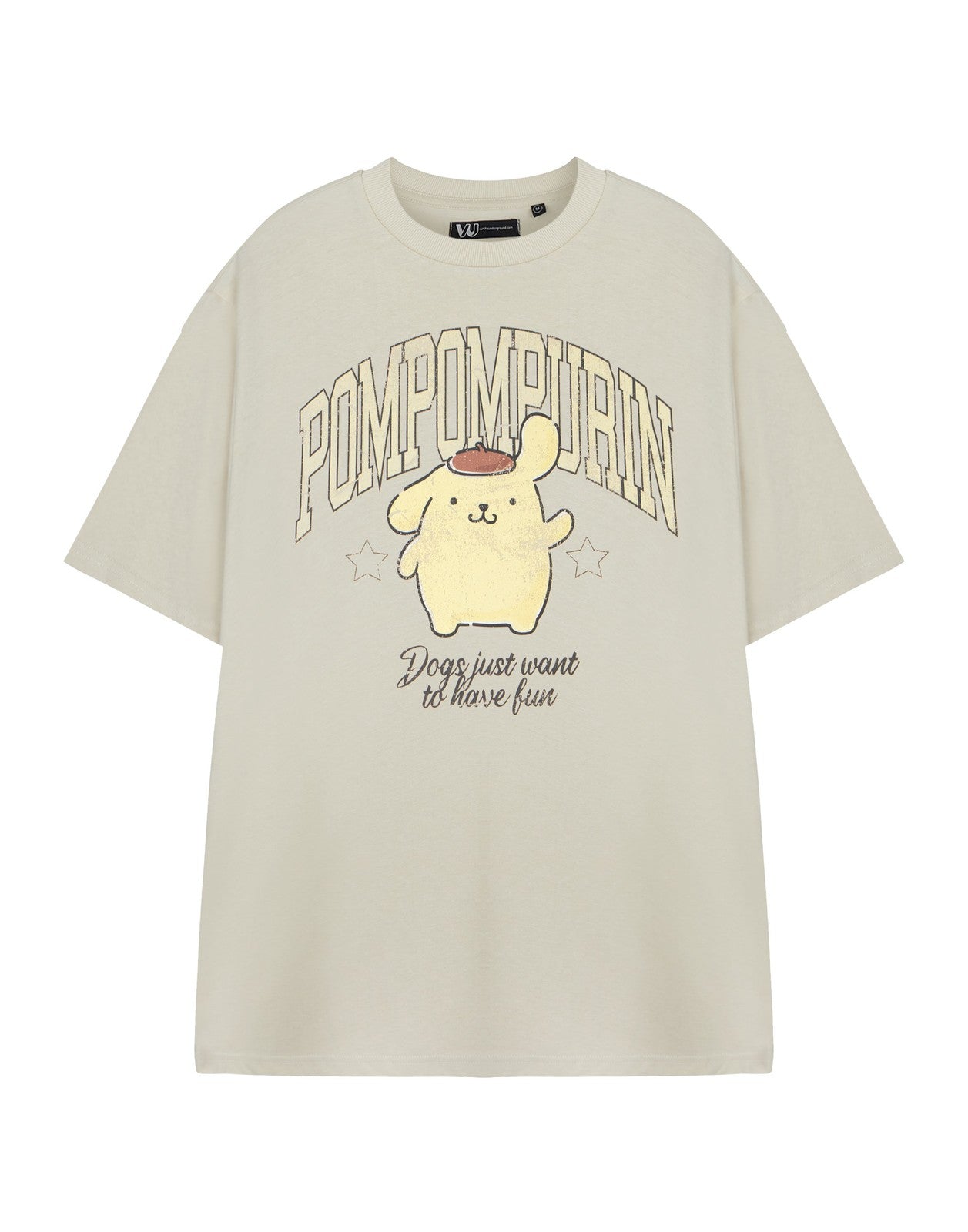 Hello Kitty & Friends Short Sleeved T-Shirt | Womens Oatmeal | Official Merch