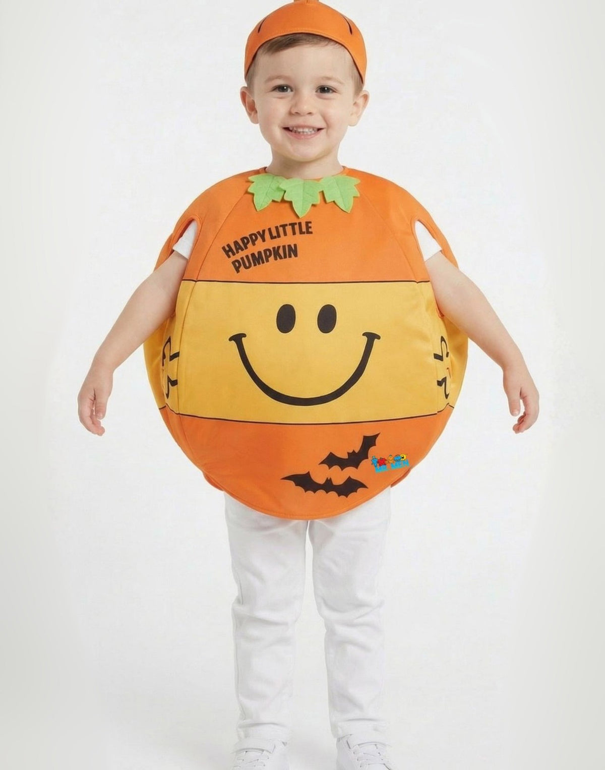 Mr. Men 2 Piece Costume | Unisex Kids Orange | Official Merch