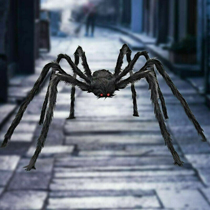 6.6FT Giant Halloween Spider Decor Scary Outdoor Yard Party Decoration