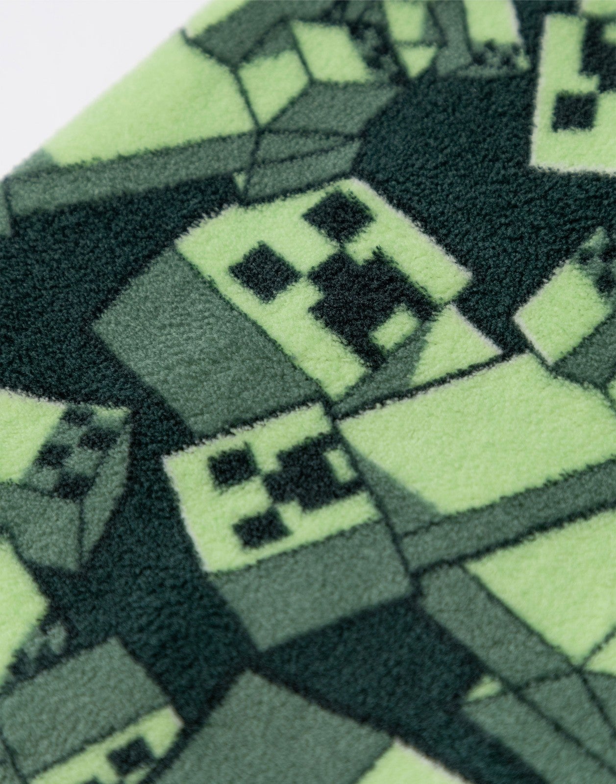 Minecraft Blanket Hoodie | Boys Green Gaming | Official Merch