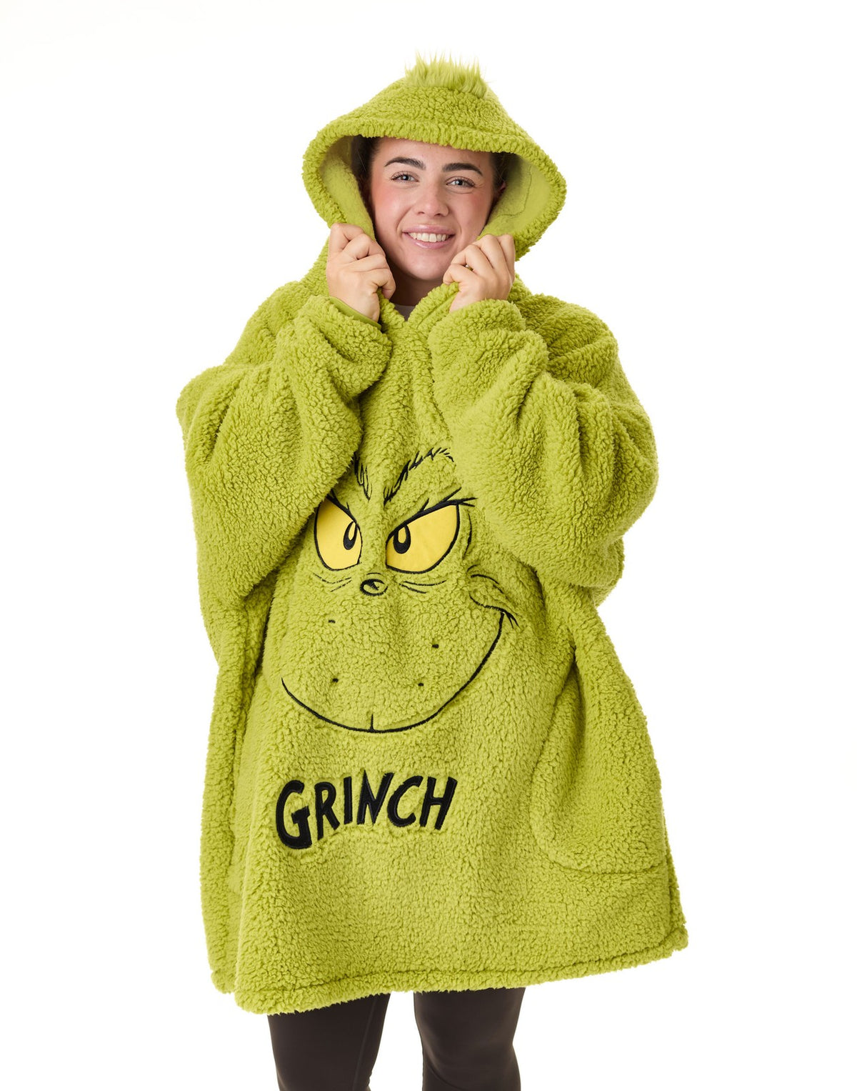 The Grinch Blanket Hoodie | Mens Green | Official Merch