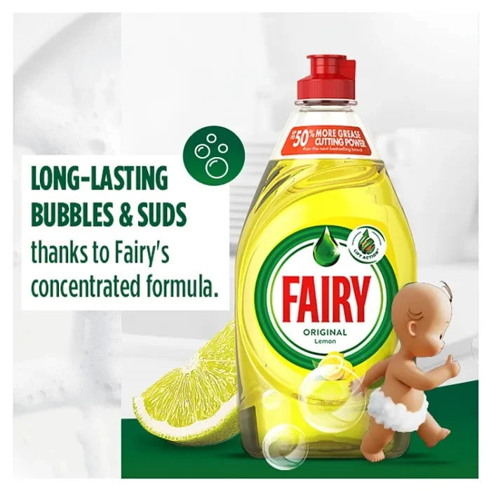 Fairy 6 Washing Up Liquid 320ml LiftAction Bundle Gift Set