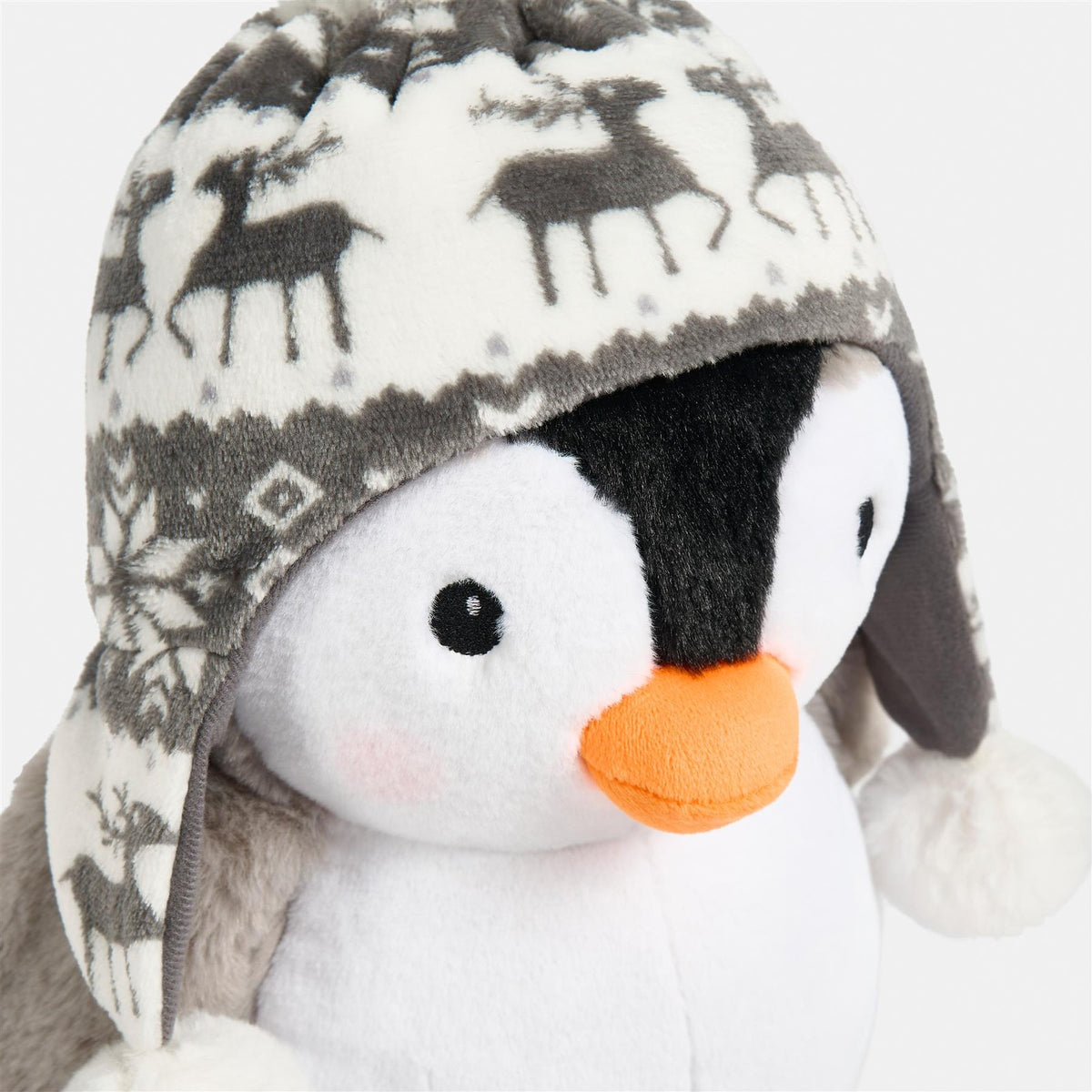 OHS Penguin Decorative Cushion Xmas Filled Scatter Pillow Home Decor