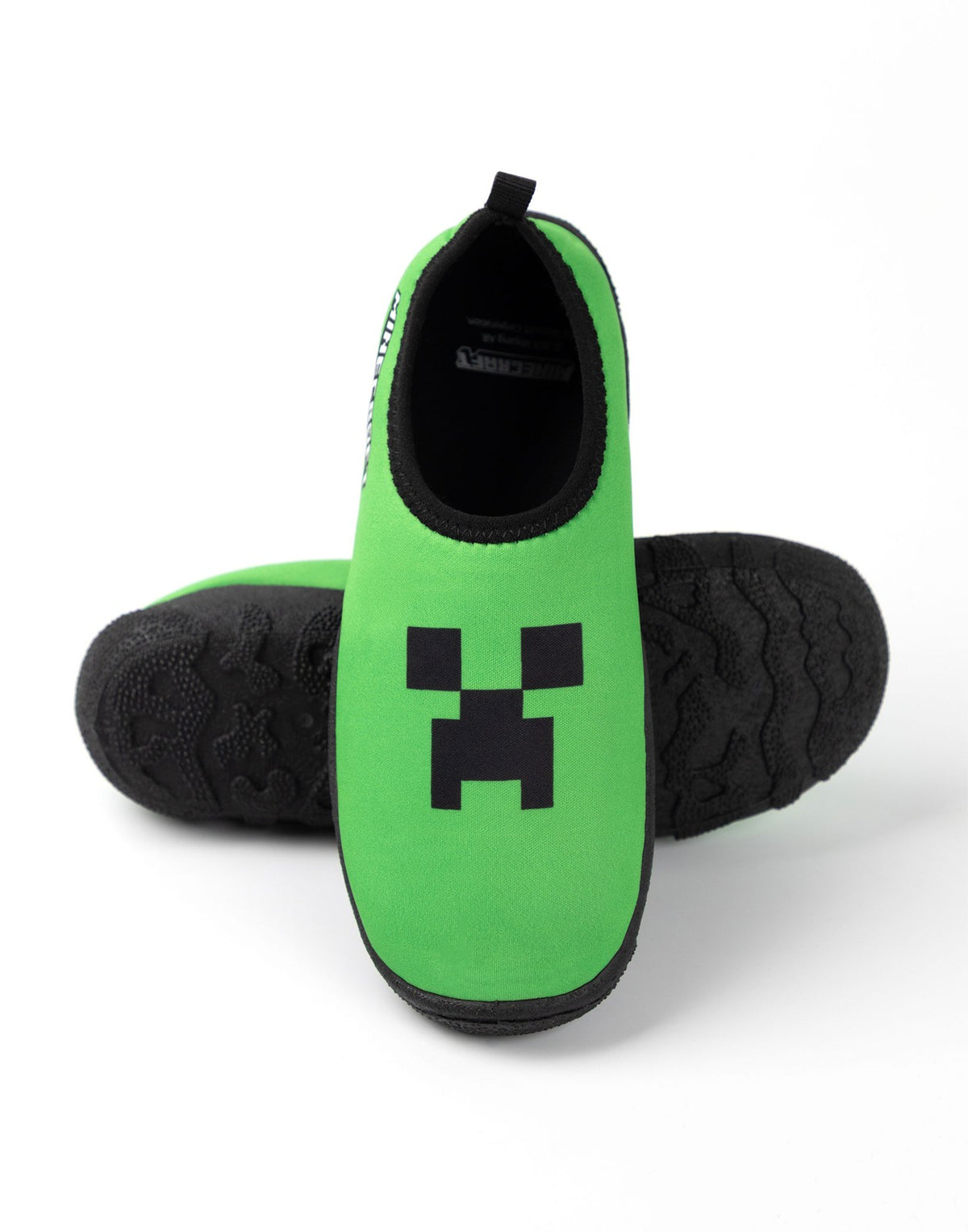 Minecraft Aqua Shoes | Boys Green Gaming | Official Merch