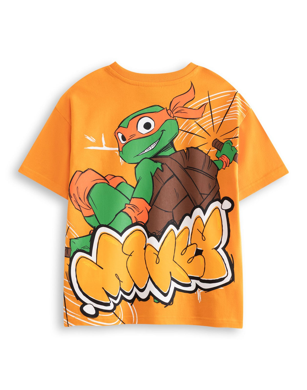 Teenage Mutant Ninja Turtles Short Sleeved T-Shirt | Boys Orange | Official Merc