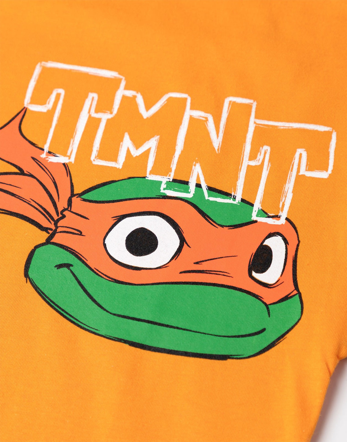 Teenage Mutant Ninja Turtles Short Sleeved T-Shirt | Boys Orange | Official Merc